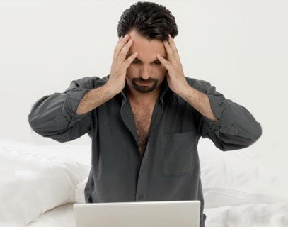 utente preoccupato per il cattivo posizionamento del proprio sito web