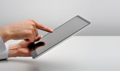 Uso del tablet per lavorare con le web app
